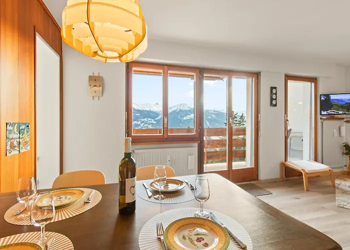 公寓 3rd View In Crans-montana, Stunning Panorama