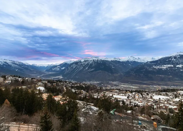 公寓 3rd View In Crans-montana, Stunning Panorama 克莱恩 蒙塔纳