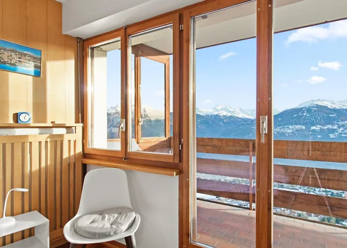 公寓 3rd View In Crans-montana, Stunning Panorama *